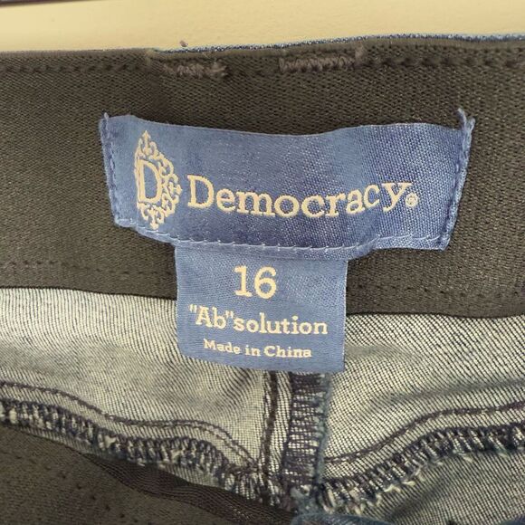 Democracy Women’s 16 Ab Solution Natalie Straight Jeans New - Picture 2 of 6